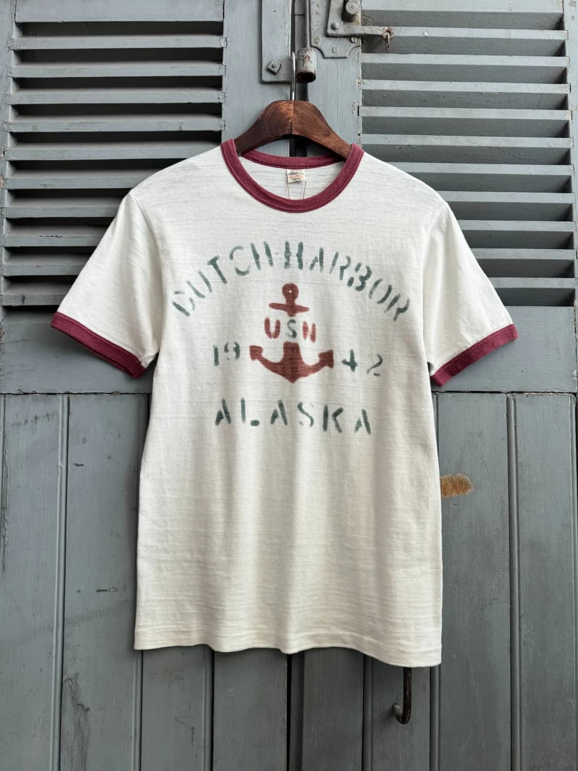[S]WAREHOUSE 웨어하우스 U.S NAVY 링거 티셔츠 상품이미지1