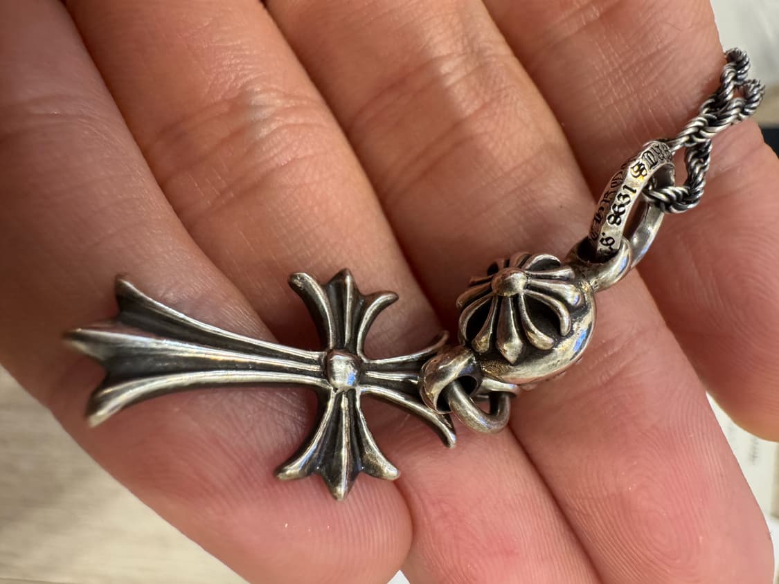 크롬하츠 원볼타이니 크로스 참 상품이미지4