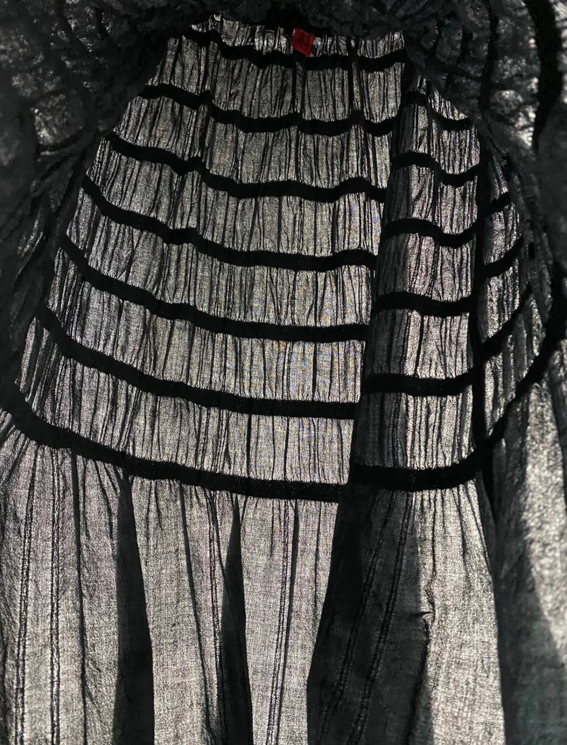 이세이미야케 2009 하트 레이스 롱 스커트 상품이미지3