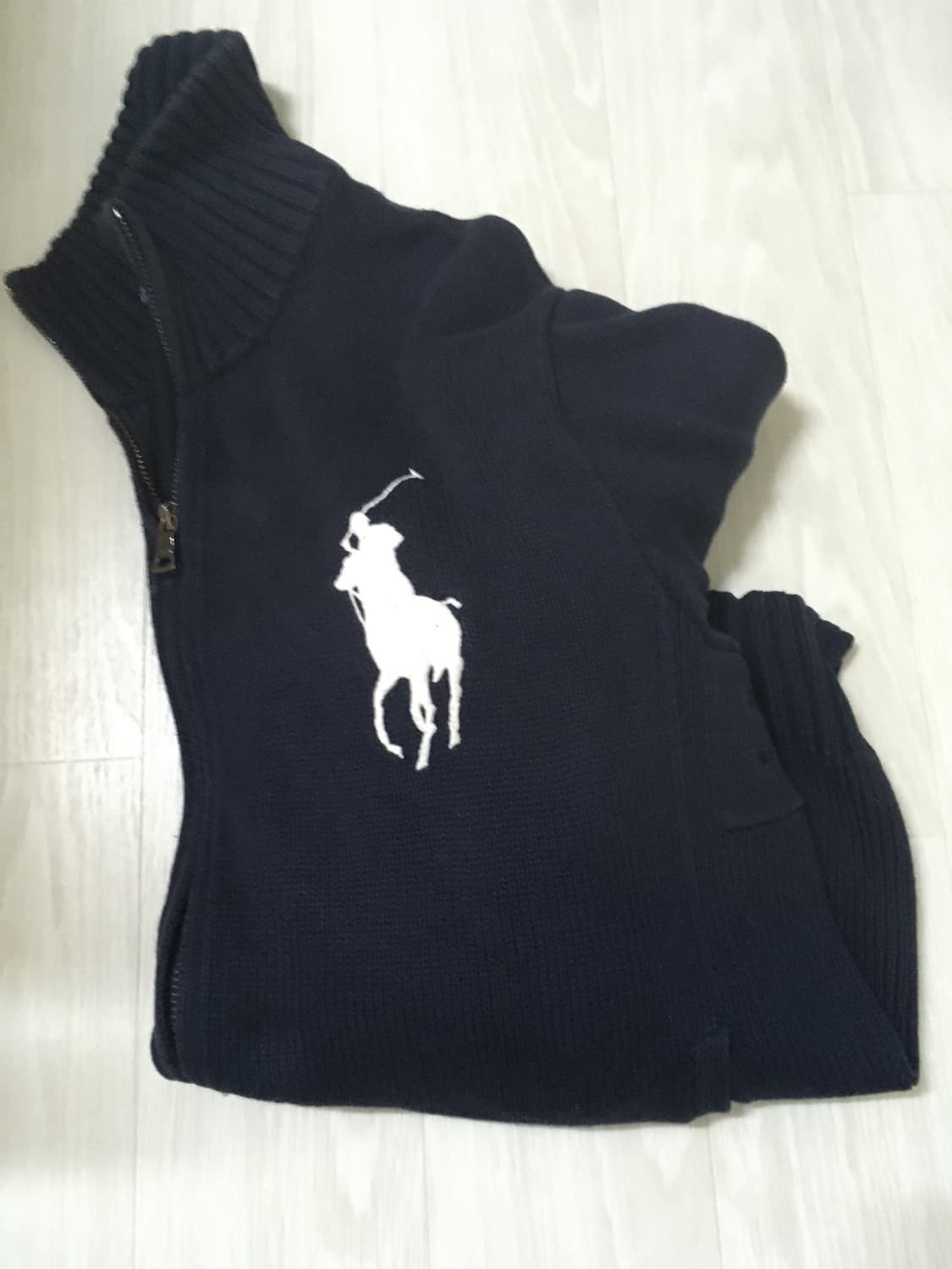 폴로 빅포니 니트집업 상품이미지1