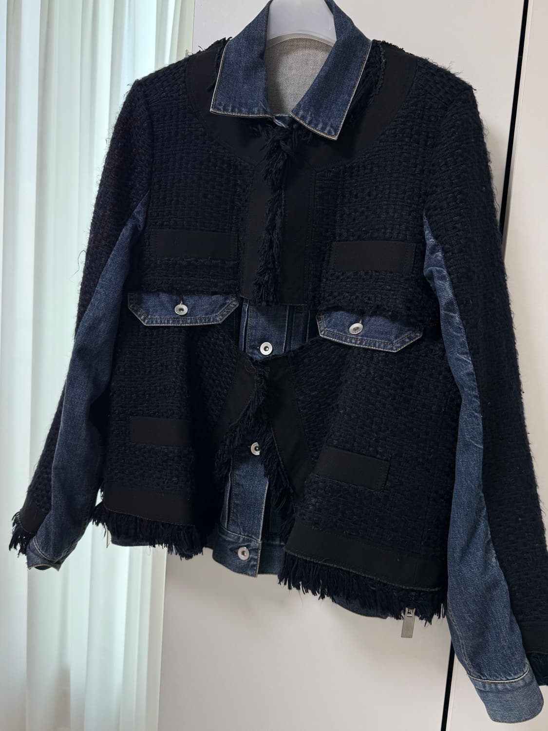 SACAI 사카이 데님 트위드 자켓 상품이미지2