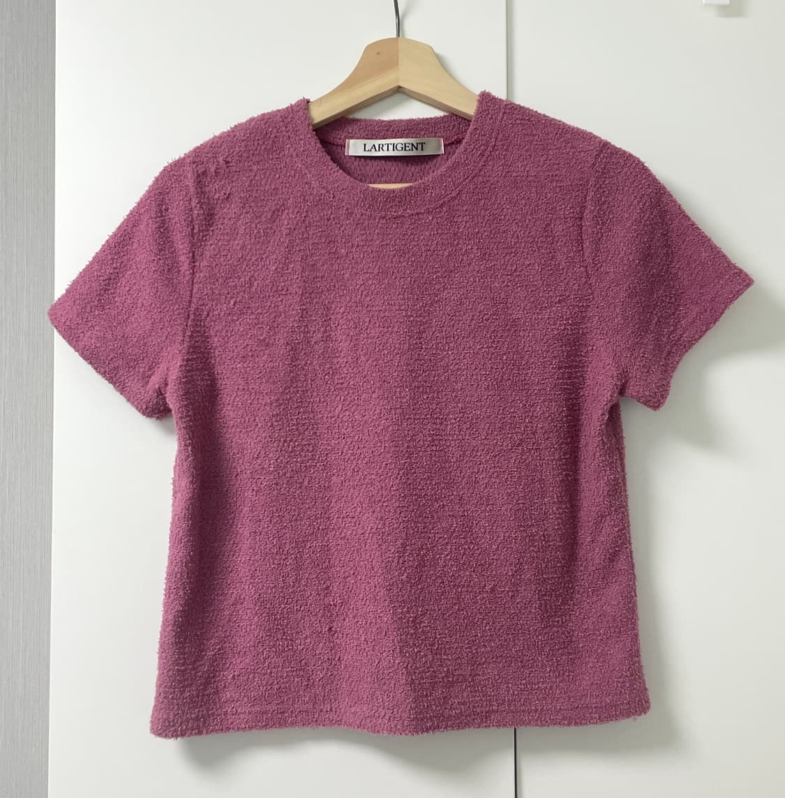 라티젠 LY TERRY T-SHIRT(PINK) 상품이미지2