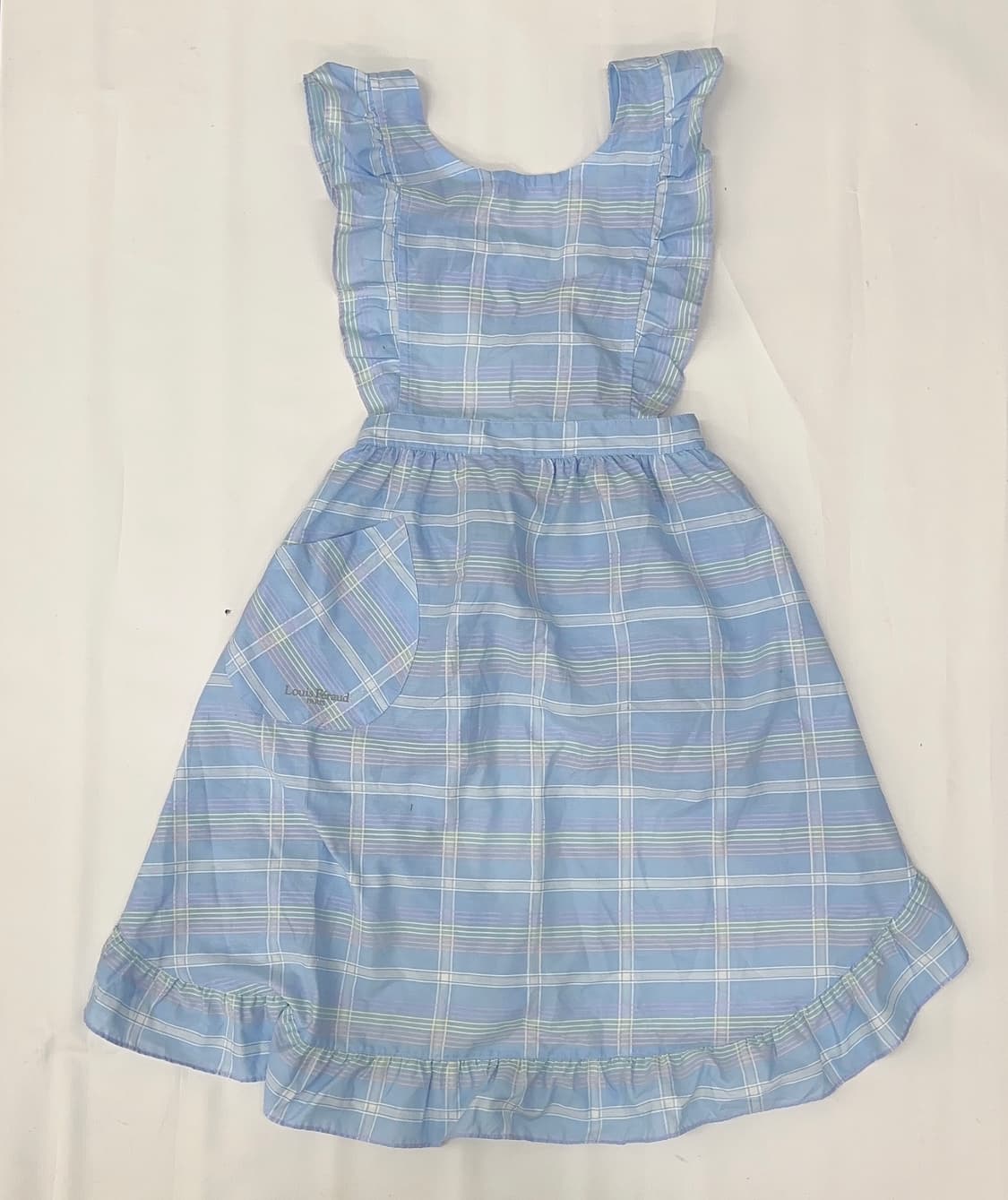 🫧히메갸루 체크 프릴 앞치마🫧 베이킹 작업실 공방  상품이미지2