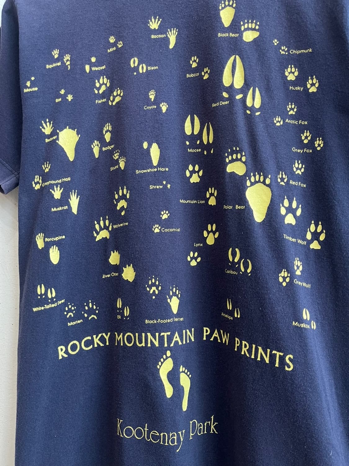 90s 빈티지 PAW PRINTS 반팔 티셔츠 Made in CANADA 상품이미지3