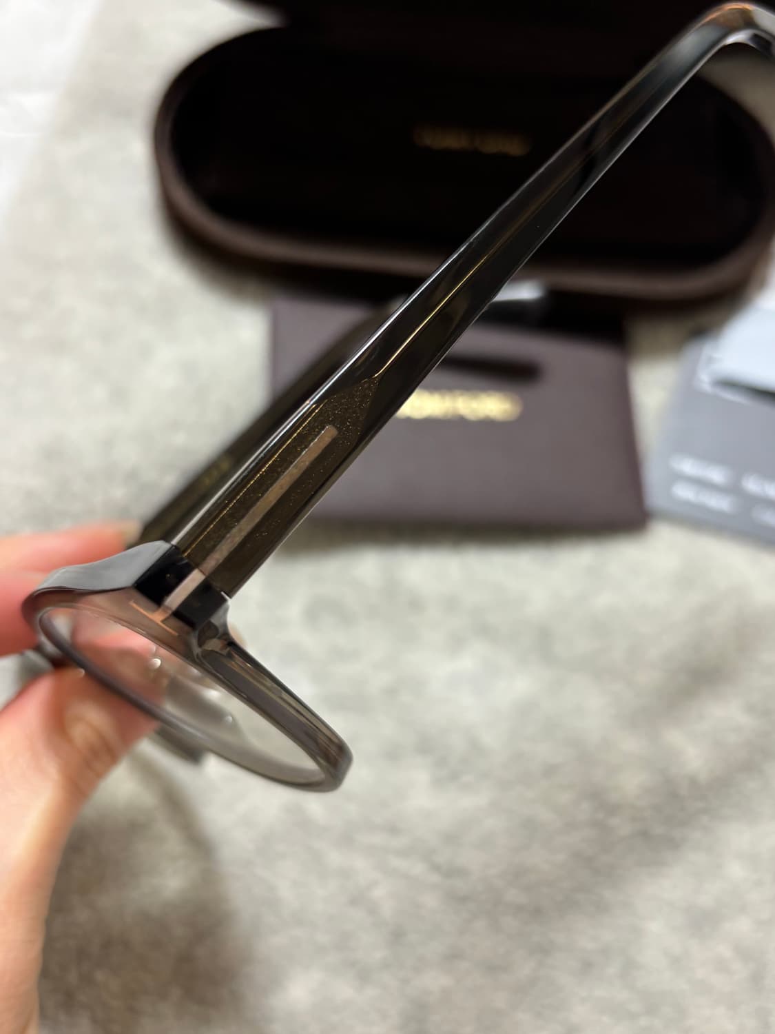 톰포드 TF6000-057 그레이 이청아안경 상품이미지5