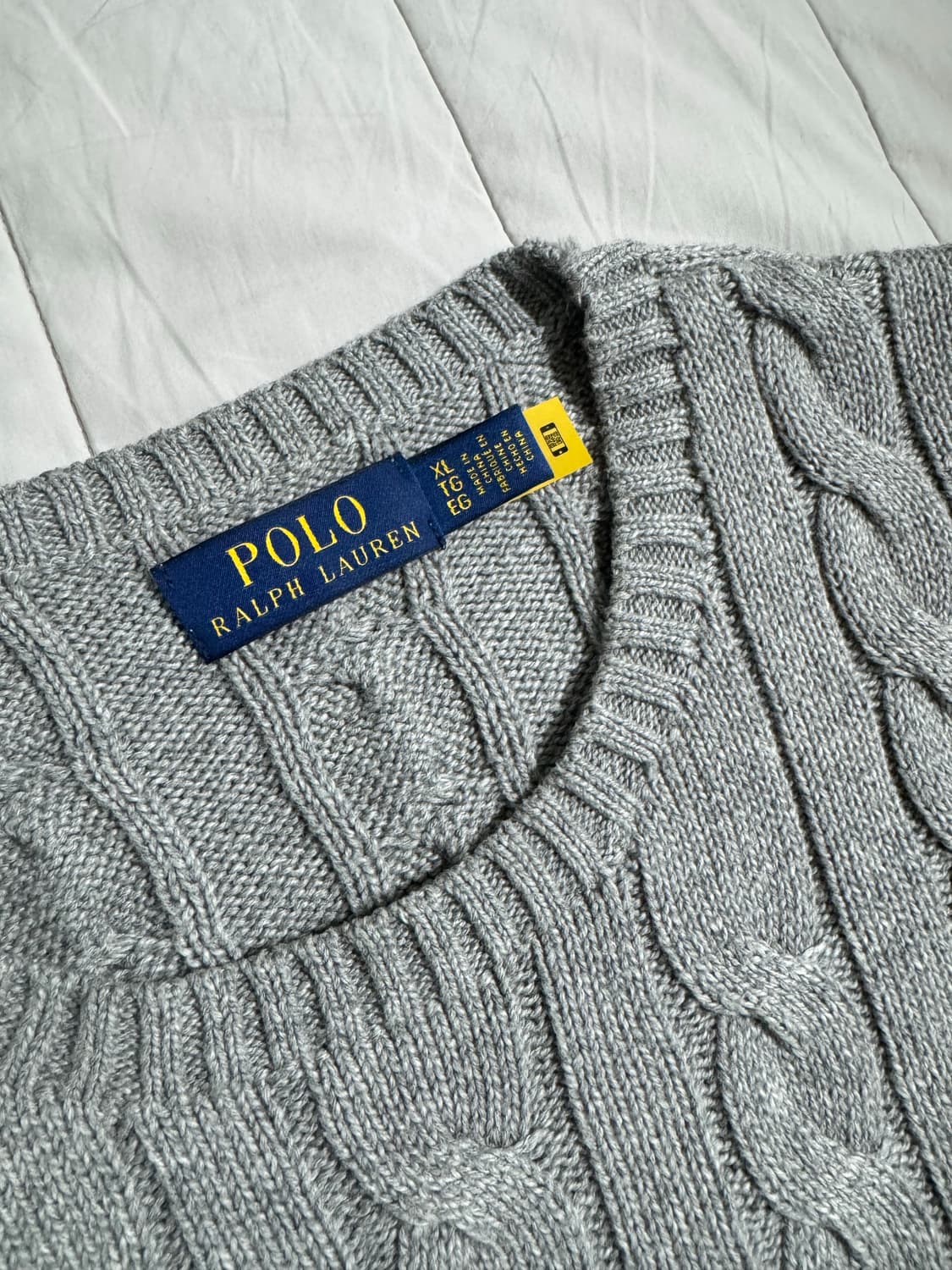 폴로 케이블 니트 상품이미지2