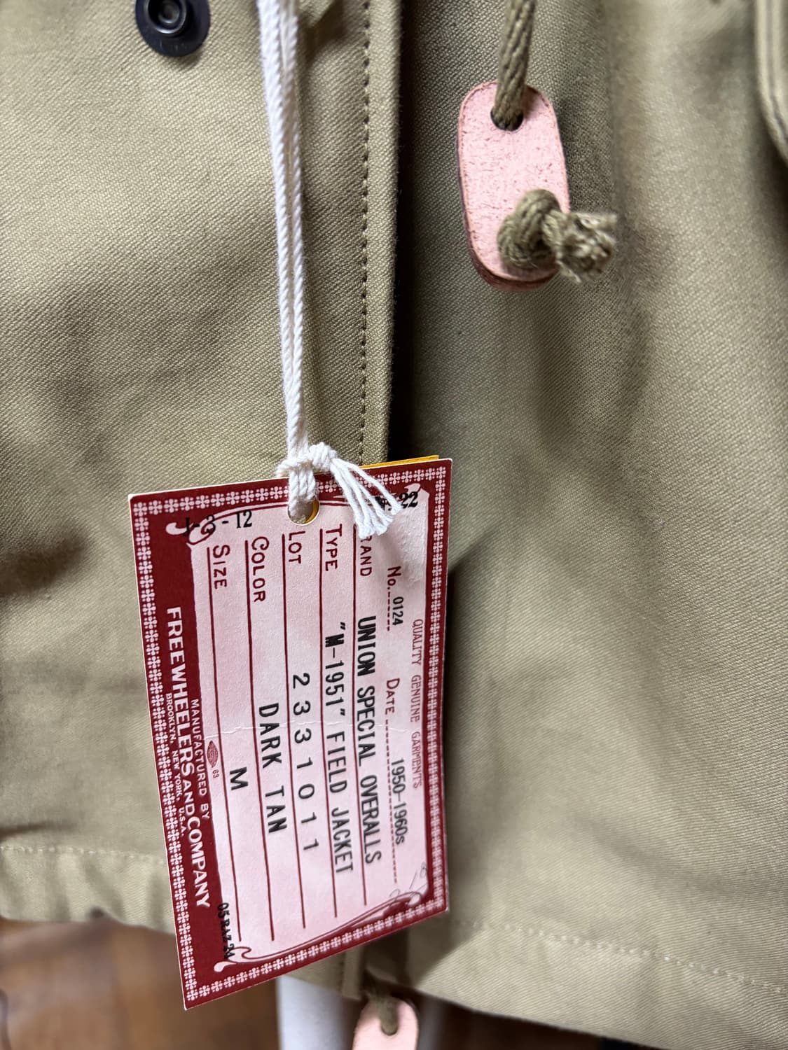 프리휠러스 M-1951 자켓 판매 합니다 상품이미지3