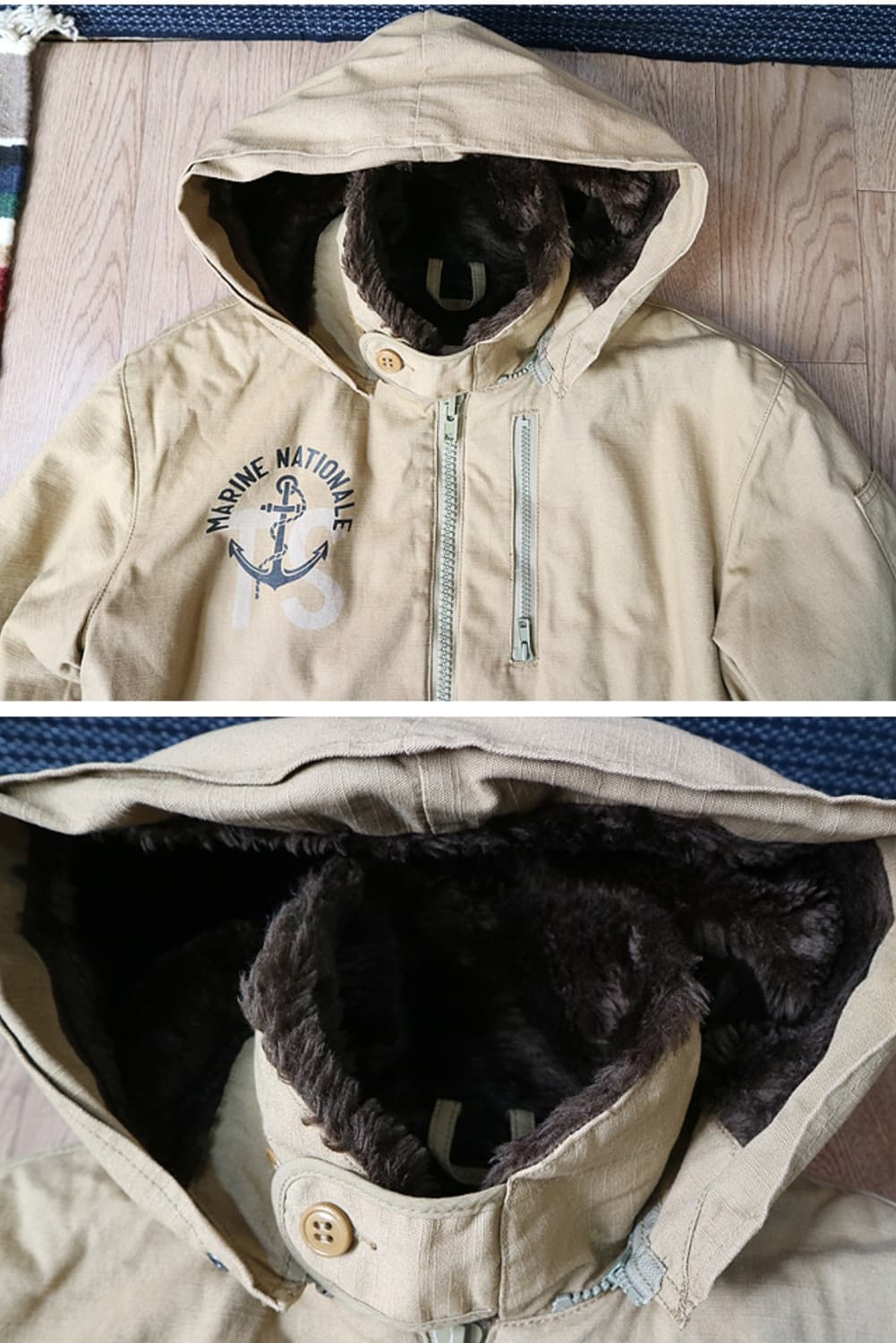 일본판 HOUSTON 휴스턴  후드 덱자켓

38사이즈 상품이미지3