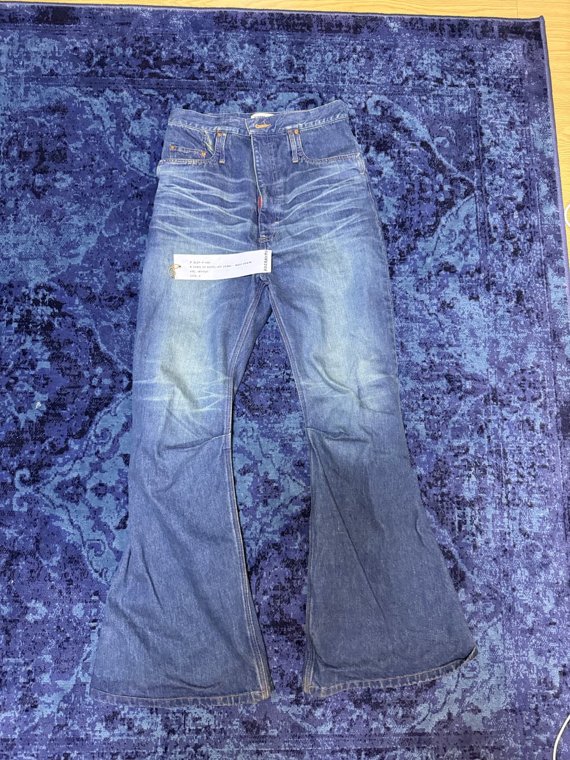 [2]KOZABURO LONG 3DBOOTSCUT DENIM INDIGO 상품이미지2