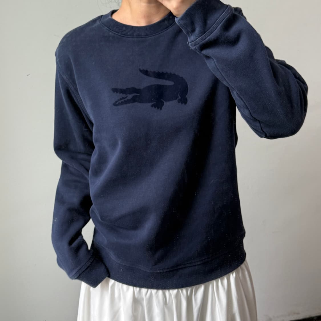 [M] 라코스테 네이비 맨투맨 상품이미지2