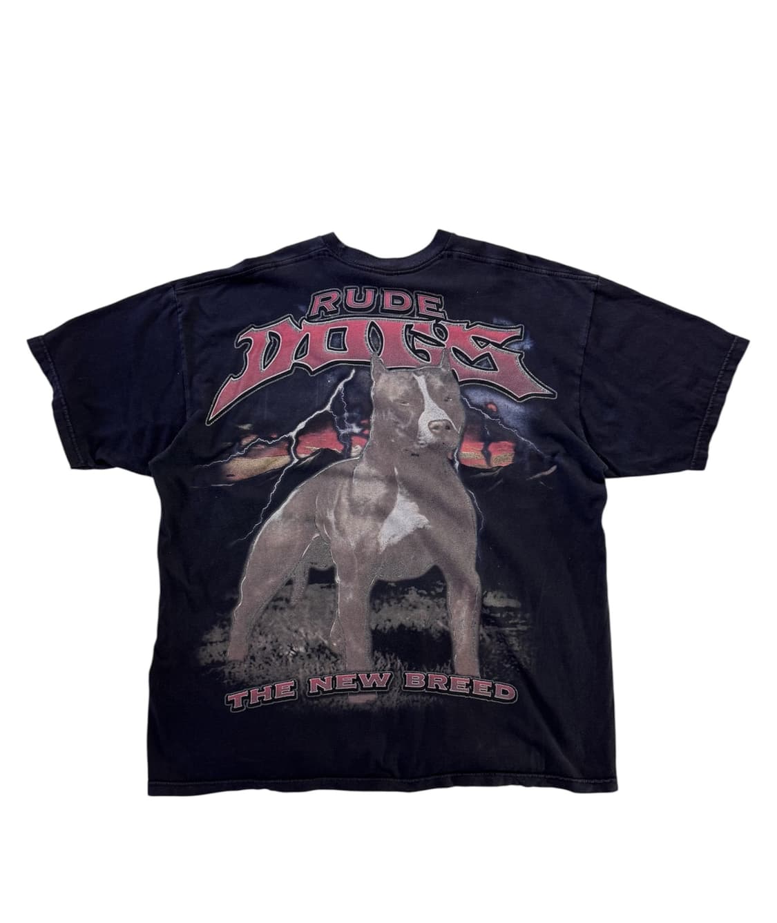 RUDE DOGS 핏불 프린팅 티셔츠 상품이미지1