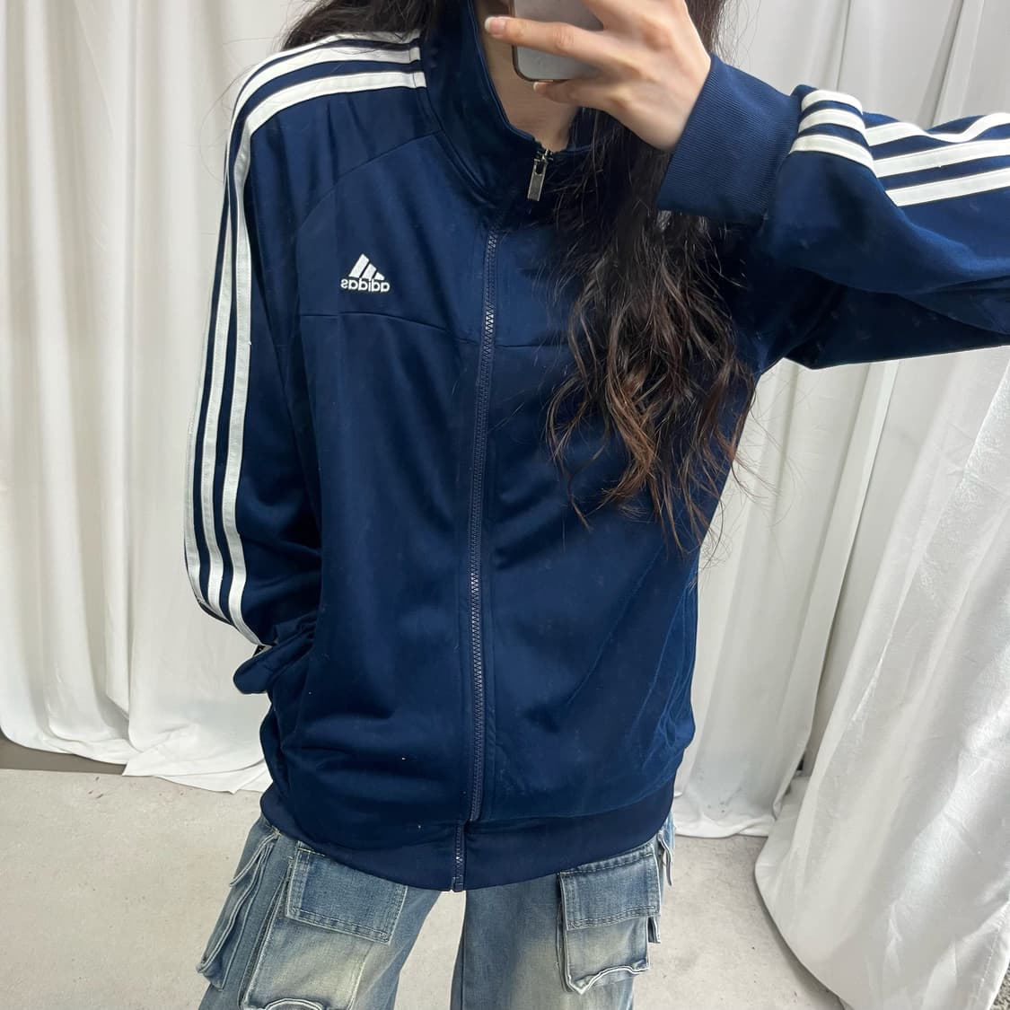 Adidas navy jersey 상품이미지3