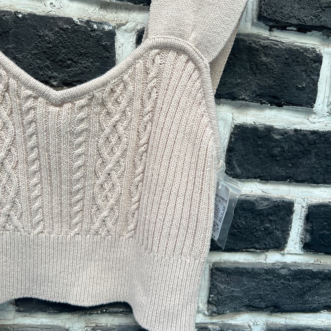 크롭 니트 뷔스티에 상품이미지3