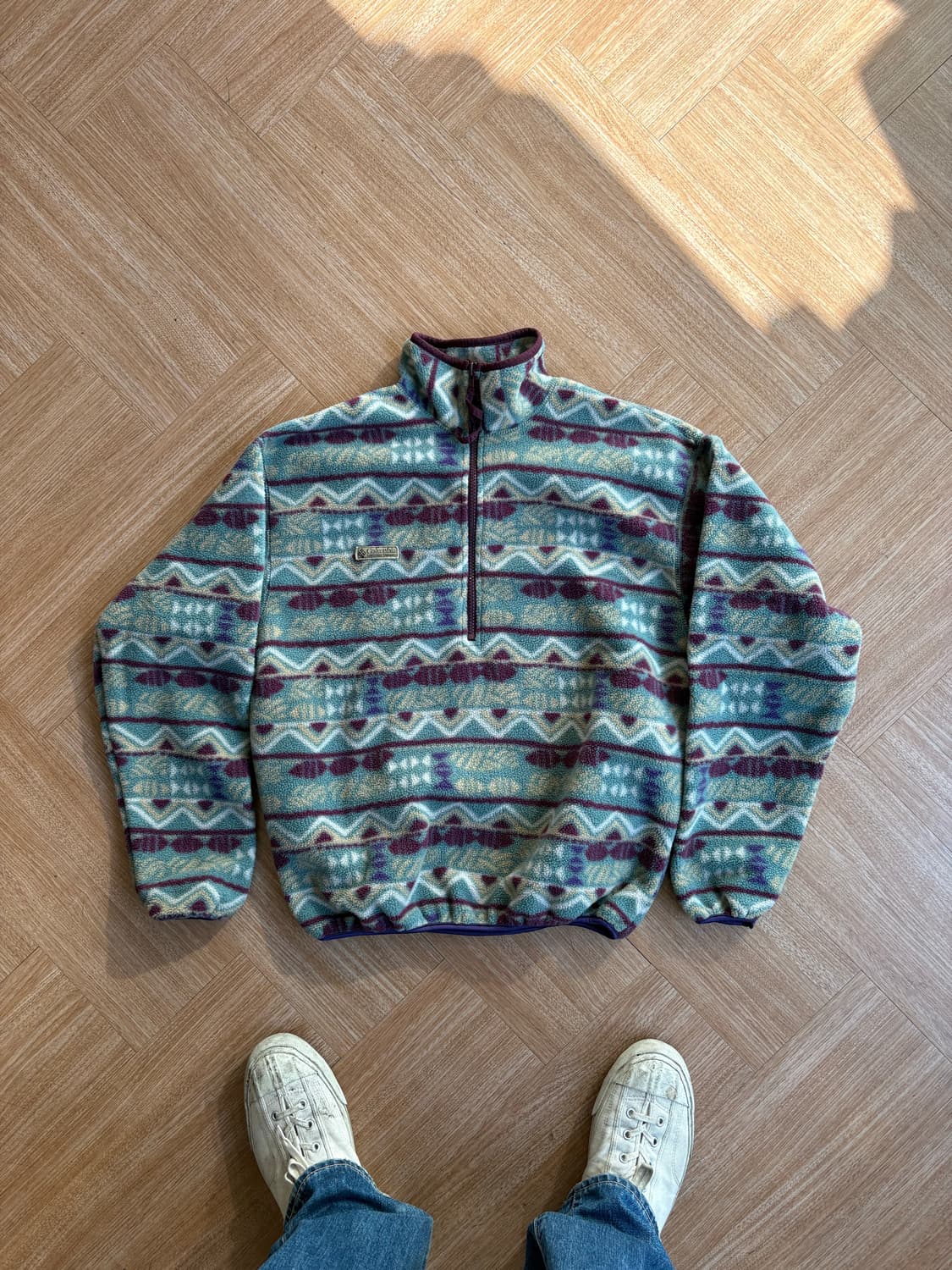90s Columbia Aztec 플리스 상품이미지2