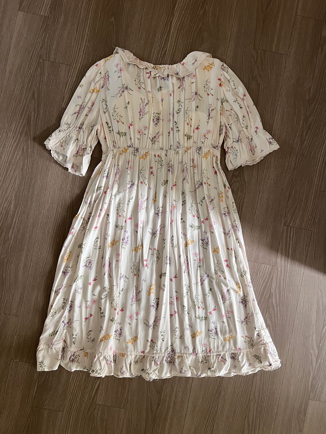 새상품 에블린 플라워 캡내장 파자마 M 상품이미지3