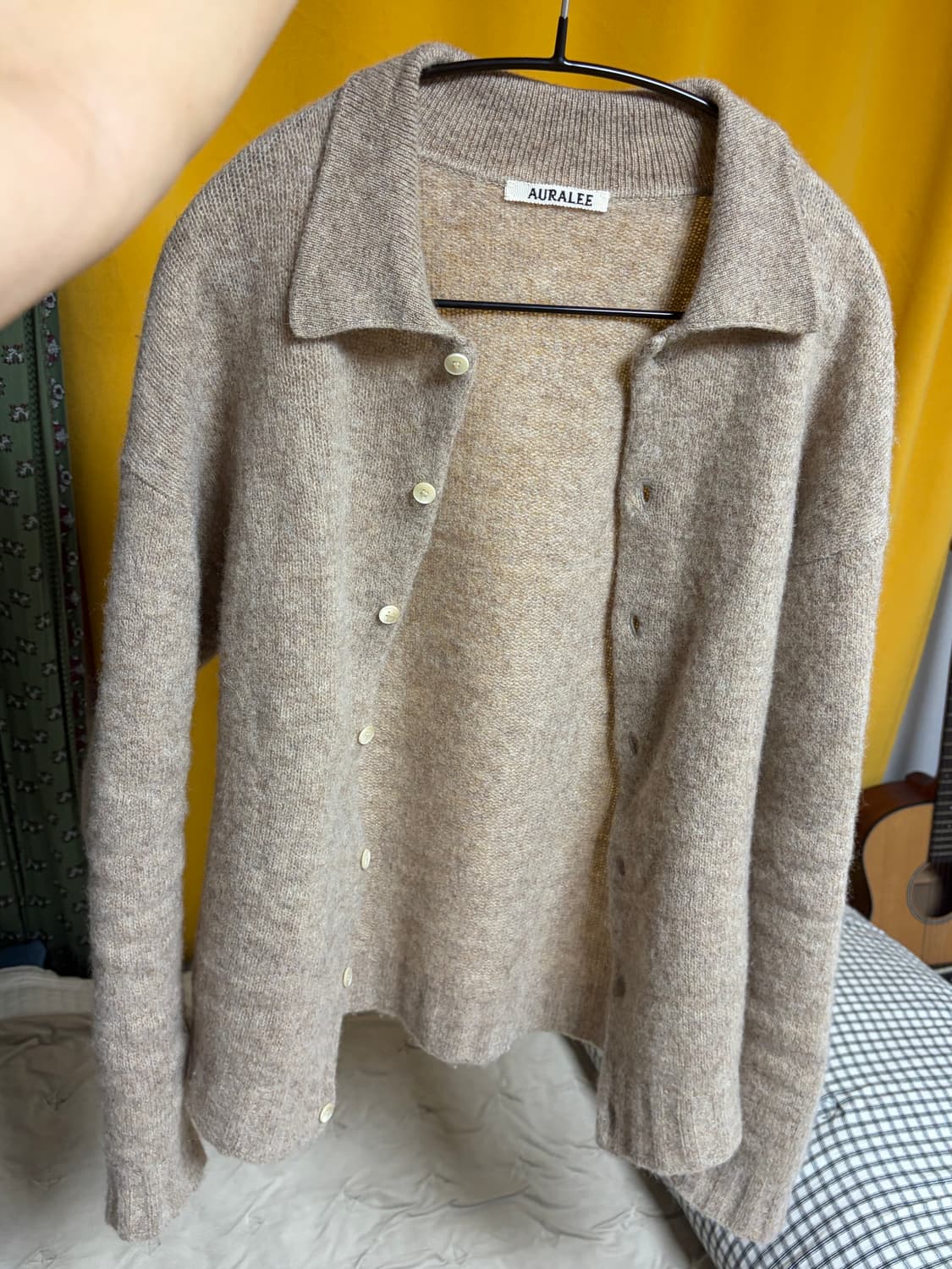 오라리 셰틀랜드 울 캐시미어 카라니트 4사이즈 상품이미지2