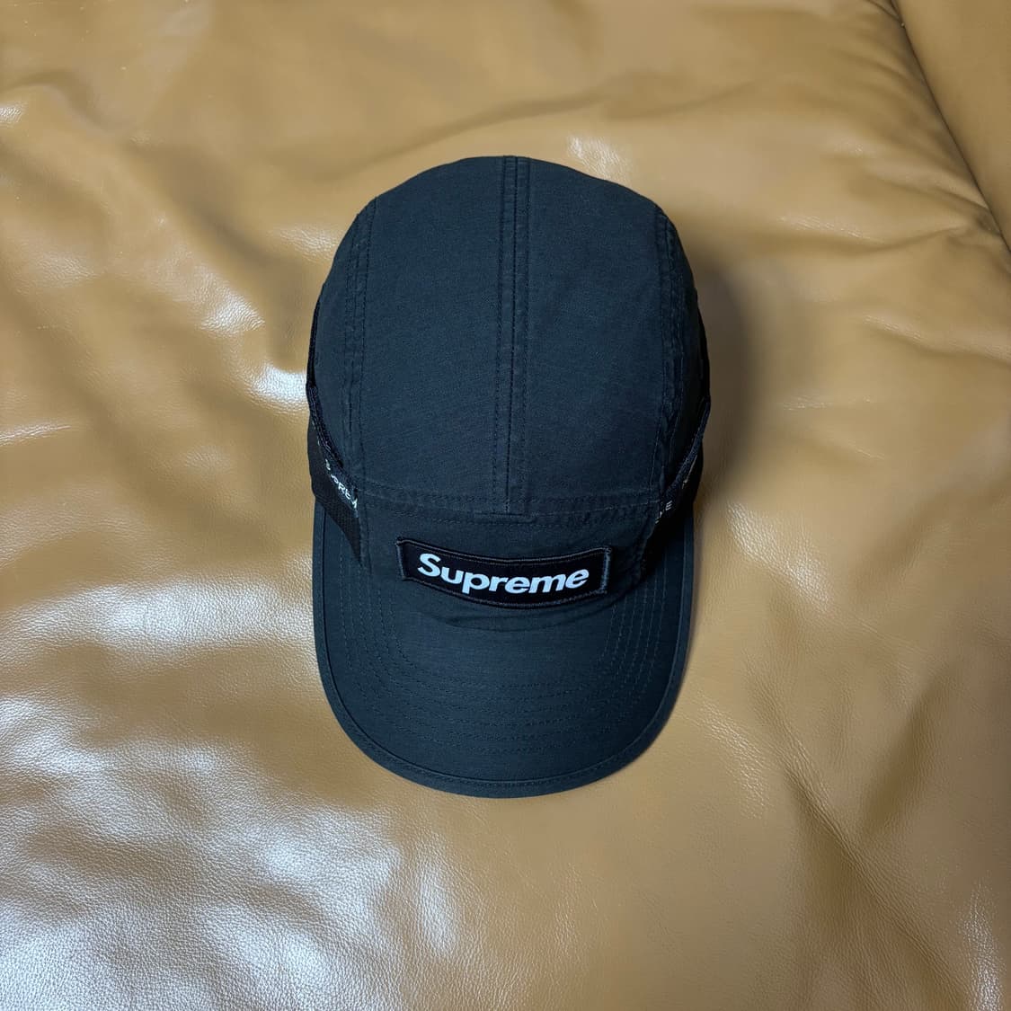 Supreme 슈프림 23fw 메쉬 포켓 블랙 캠프캡 모자 (Black 상품이미지5