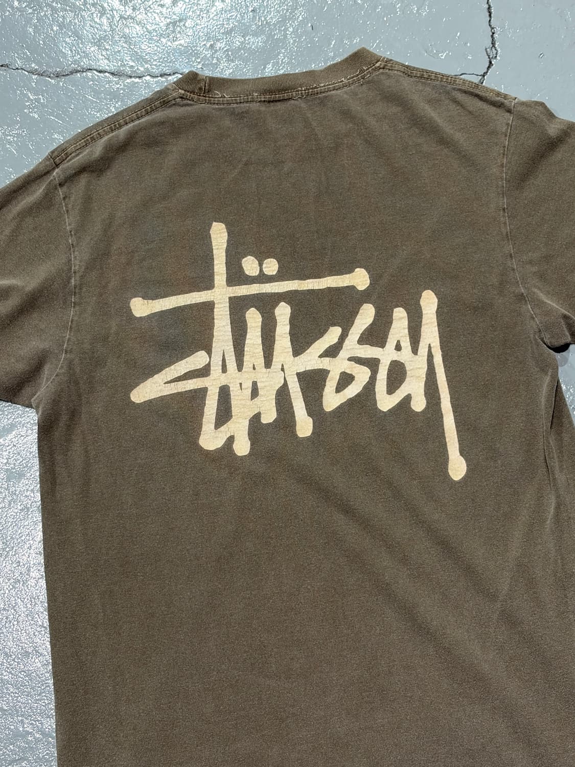 스투시(Stussy) USA 피그먼트 다이드 반팔 티셔츠 상품이미지6
