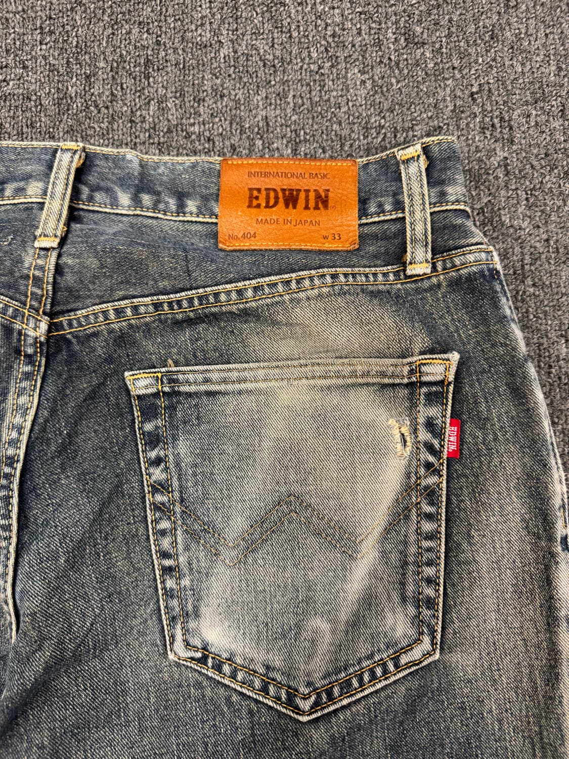 33)에드윈 빈티지 워싱 E404 데님팬츠 상품이미지8