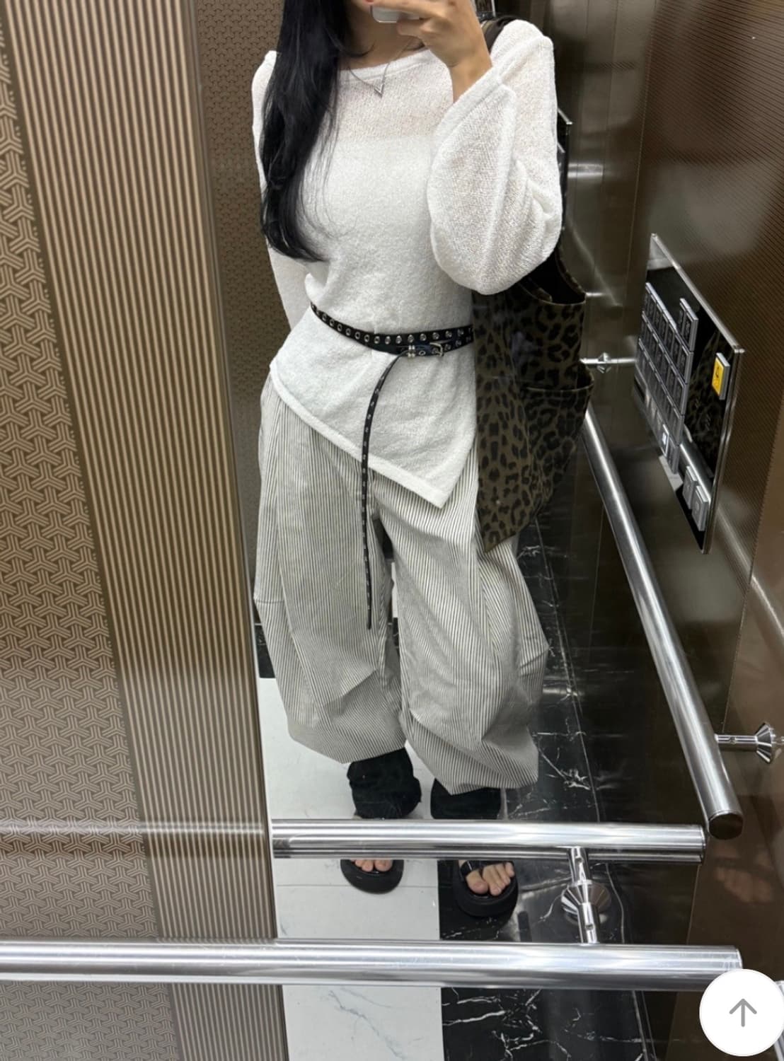 (새상품)레오파드 숄더팩 호피백 상품이미지3