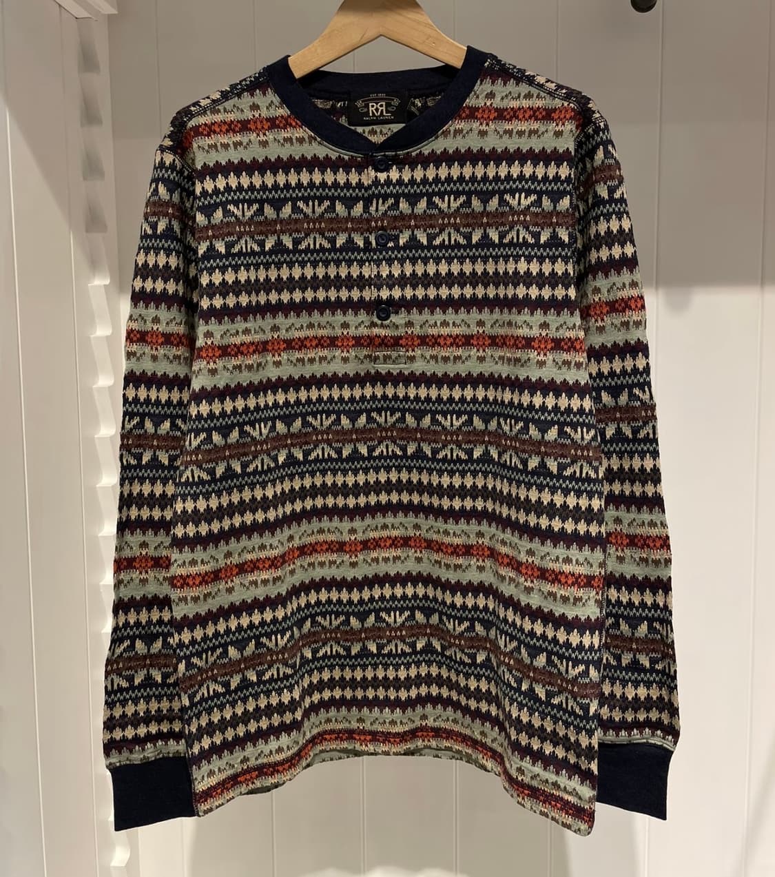 rrl 페어아일 헨리넥 m 상품이미지2