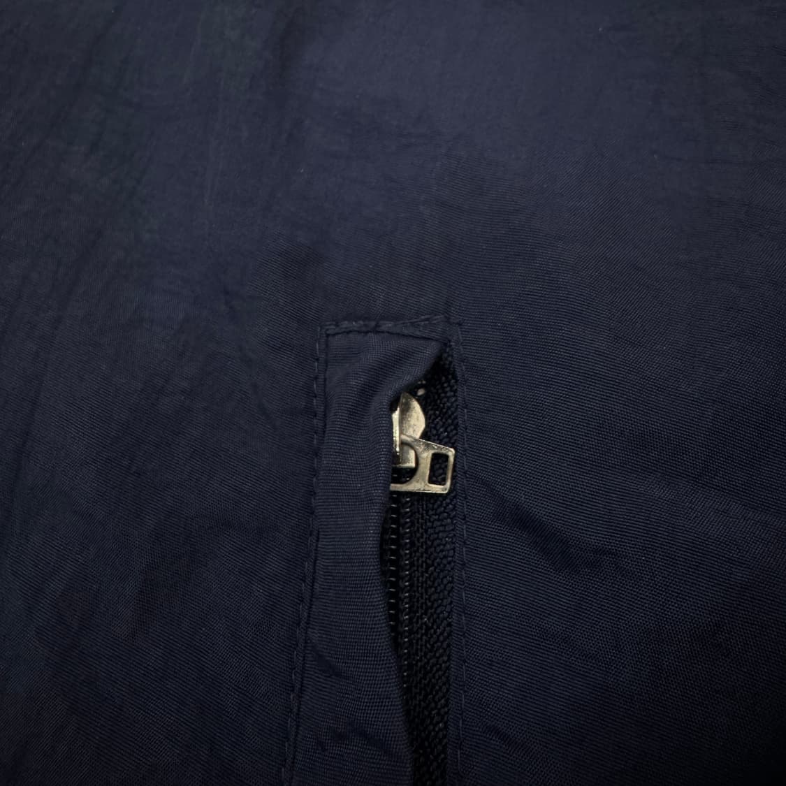 아디다스 00s 남빨 올드스쿨 삼선 오버핏 바람막이 점퍼 자켓 상품이미지4