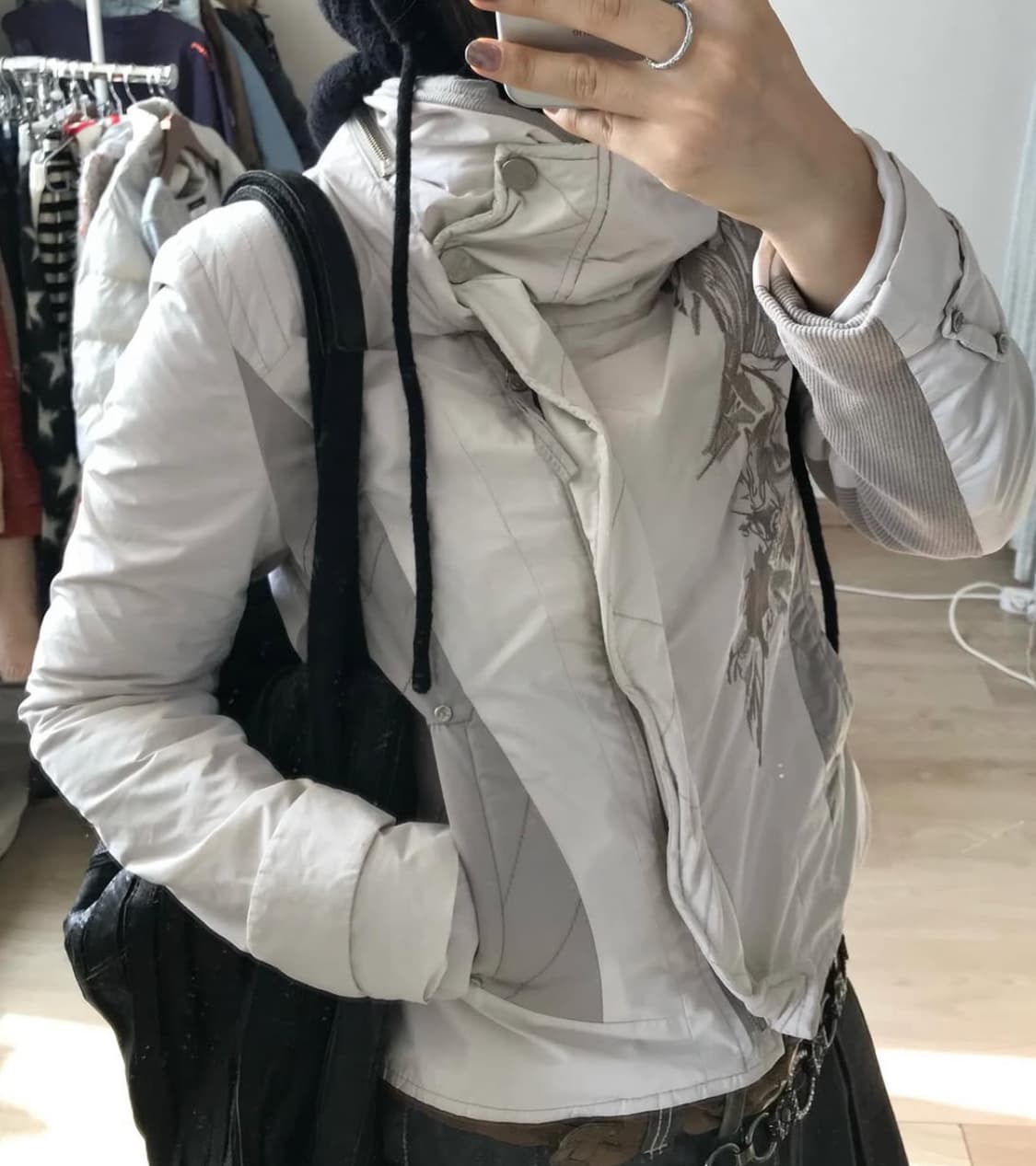 빈티지 오리엔탈 숏패딩 점퍼 상품이미지2