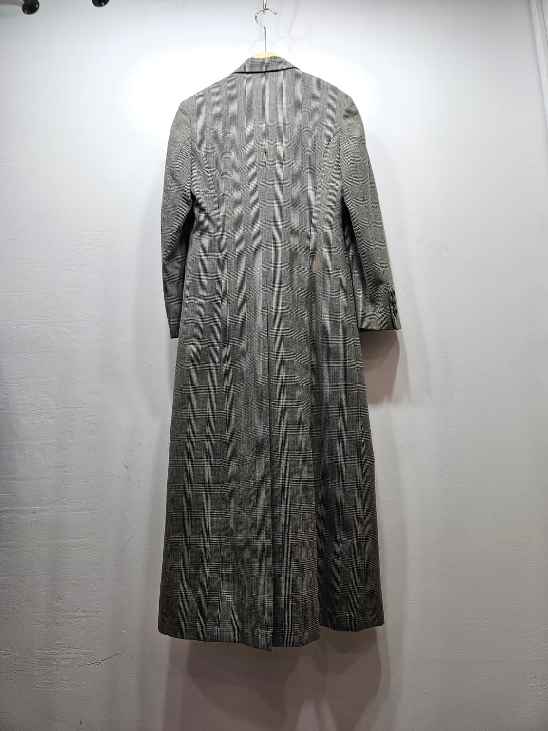 레노마(renoma) 체크 울 롱코트 38 상품이미지10