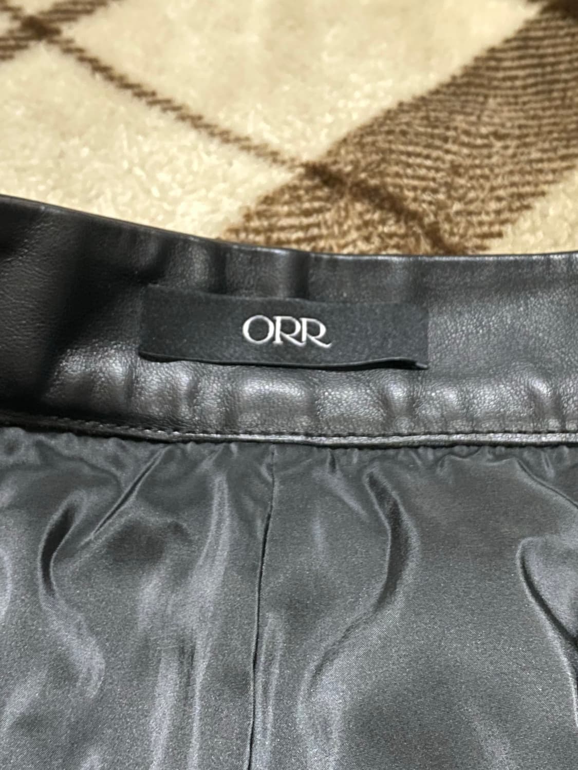ORR 오르 원턱 레더 와이드 팬츠 M 27-28인치 상품이미지5