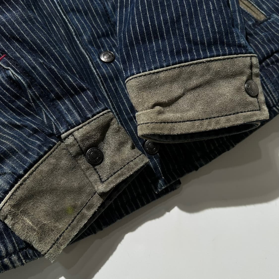 리바이스 레드룹 웨스턴 레더 스트라이프 데님 자켓 상품이미지7