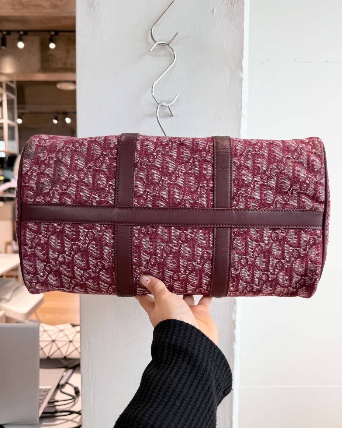 크리스찬 디올 레드 오블리크 트로터 보스턴백  상품이미지6