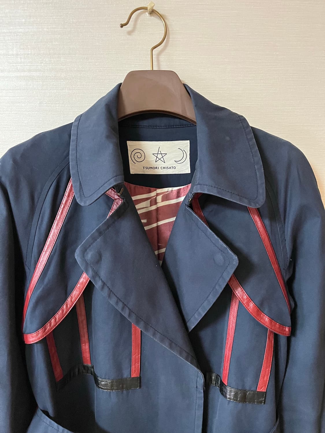 츠모리 치사토 트렌치코트 네이비 TSUMORI CHISATO 상품이미지2