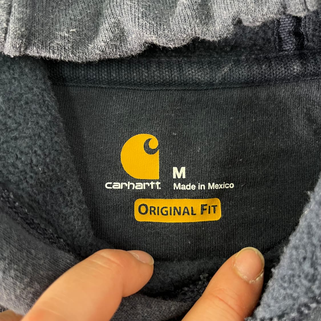 105 칼하트 사이드라인 네이비 후드티 상품이미지2