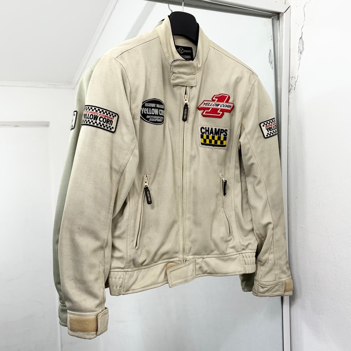 옐로우콘 메쉬 레이싱 자켓 상품이미지1