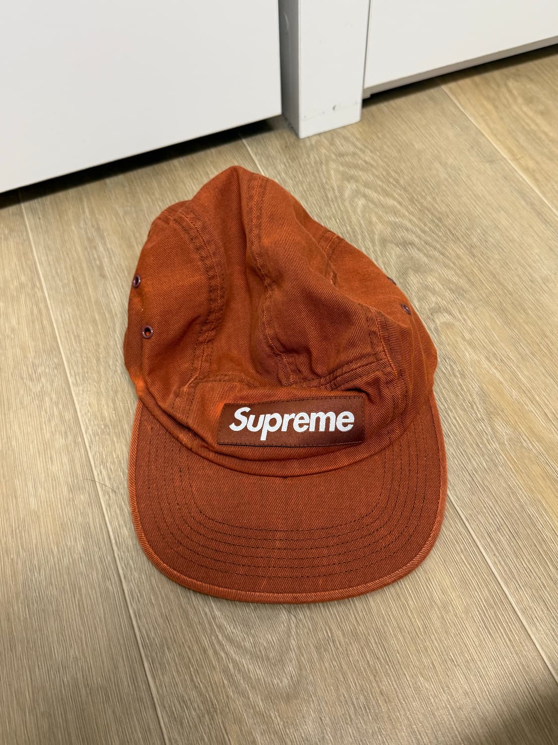 슈프림 오렌지 캠프캡 상품이미지2