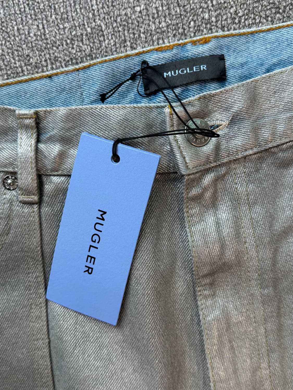 뮈글러 파라슈트 글리터 데님 팬츠 30 상품이미지8