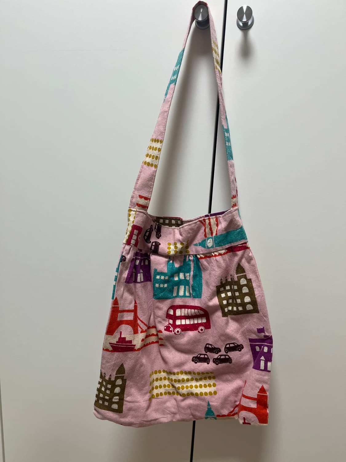 영국 런던 패턴 에코백 상품이미지1