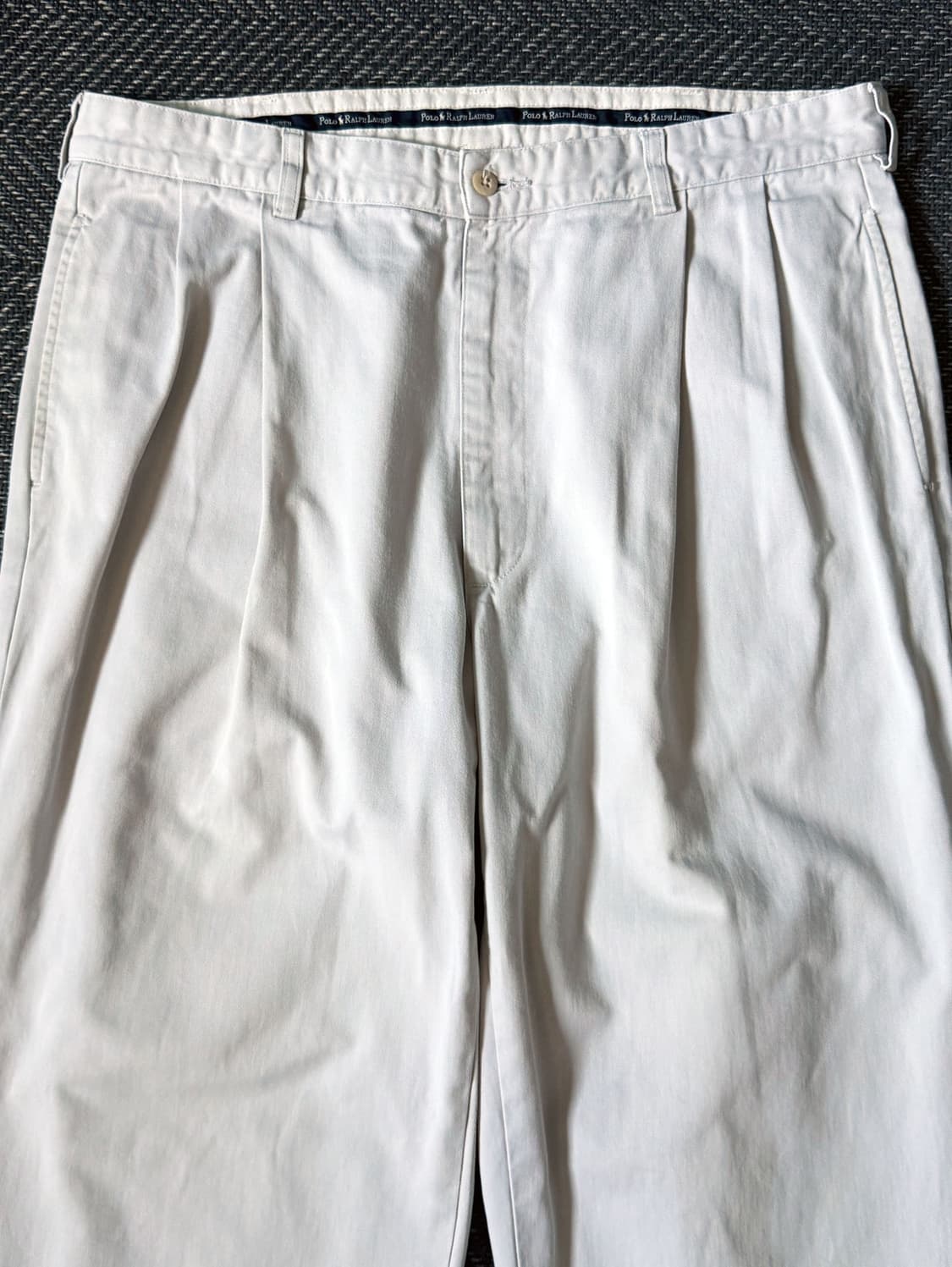 (36) 90s 폴로 랄프로렌 HAMMOND 더블 플리츠 치노팬츠 상품이미지2
