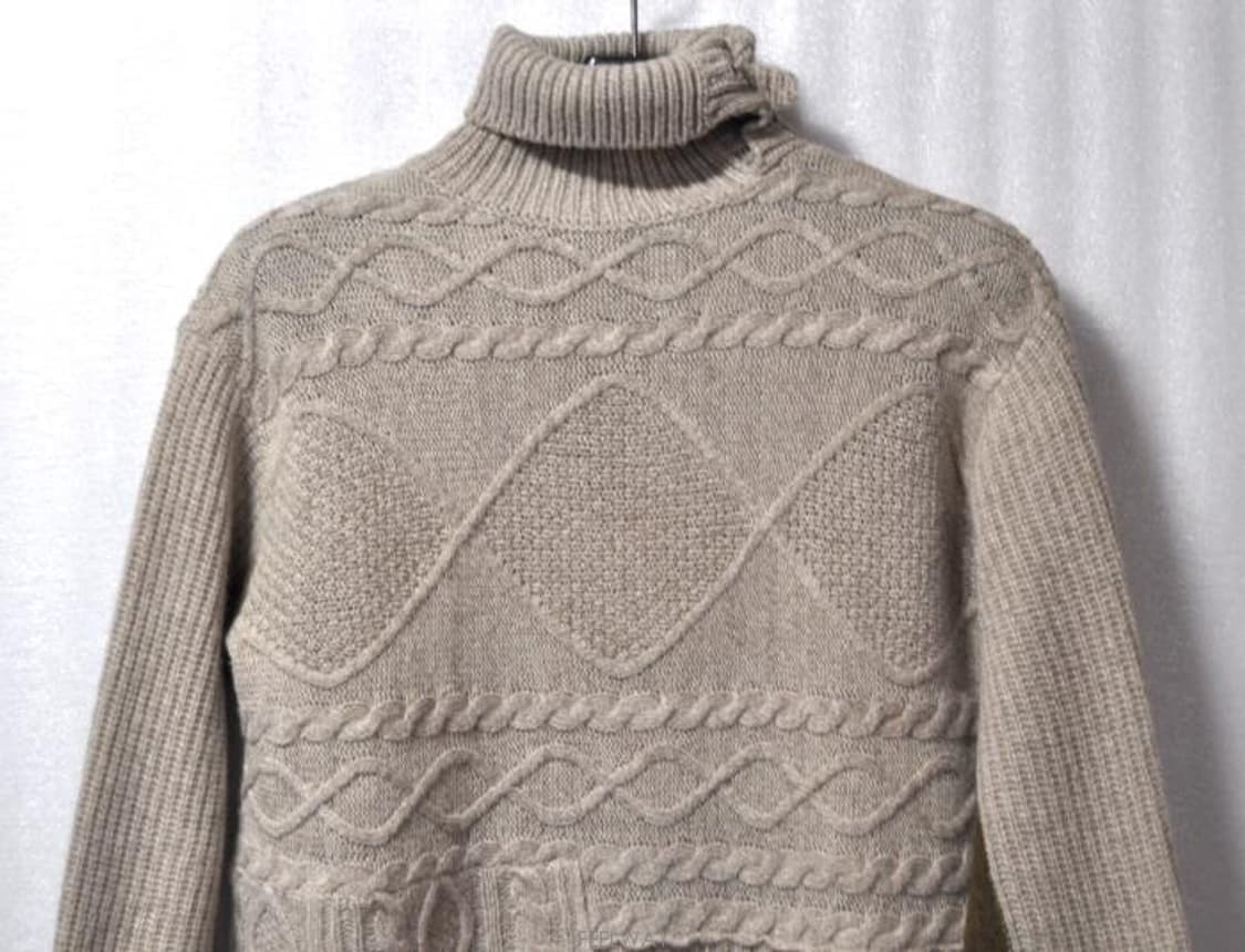 써스데이아일랜/여성목폴라니트티(사이즈77) 상품이미지3