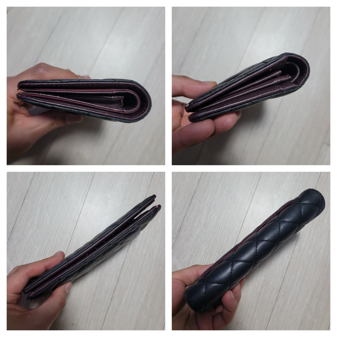 정품 샤넬 클래식 램스킨 장지갑 상품이미지7