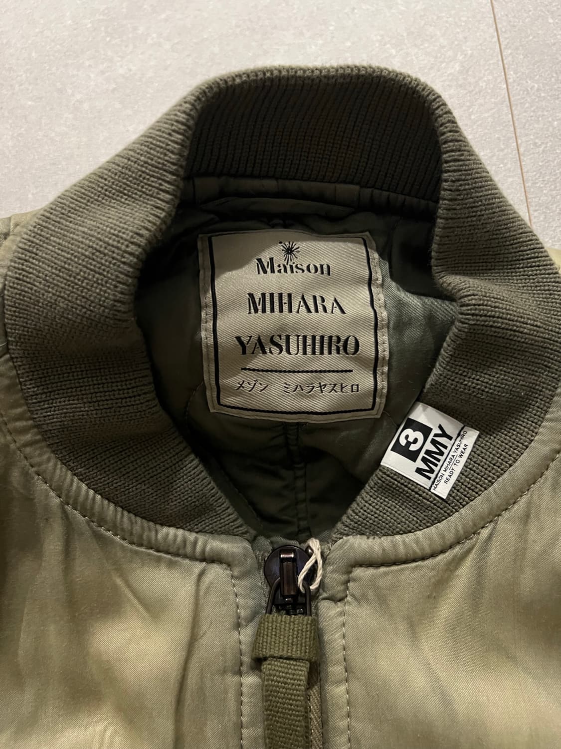 [새제품][46] 미하라야스히로 에이지드 항공 자켓 상품이미지2