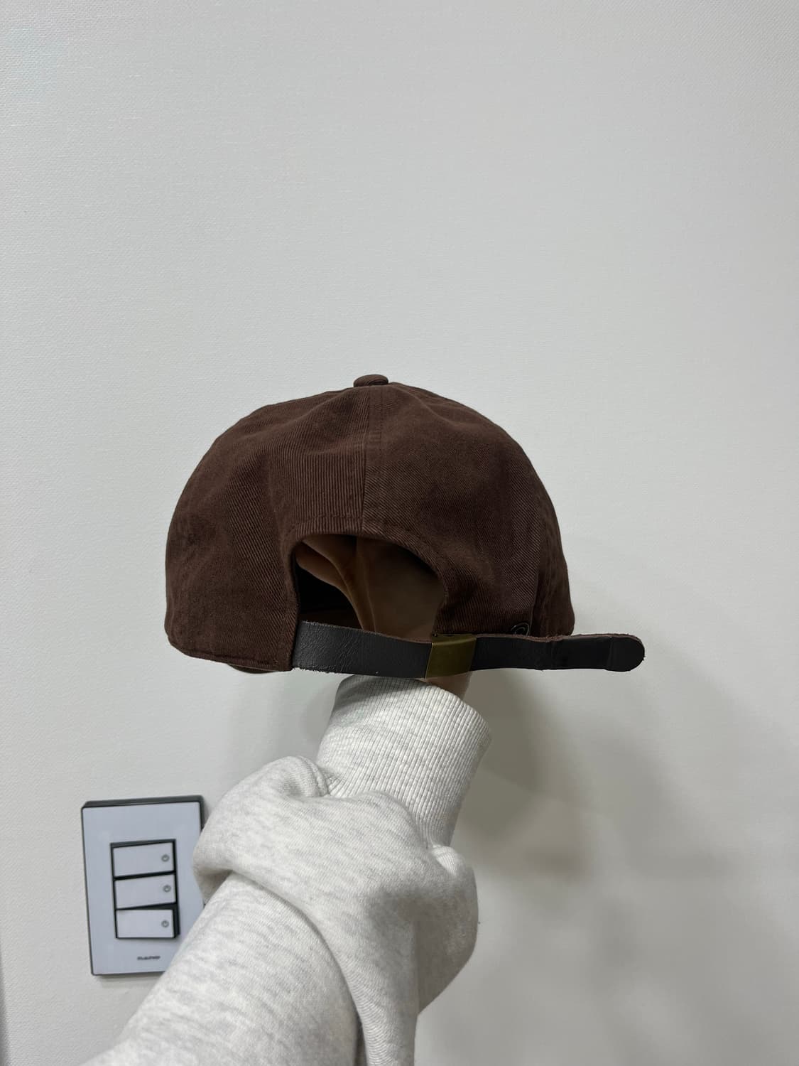 컬렉트피시스 쓰리 5패널 캡 브라운 상품이미지2