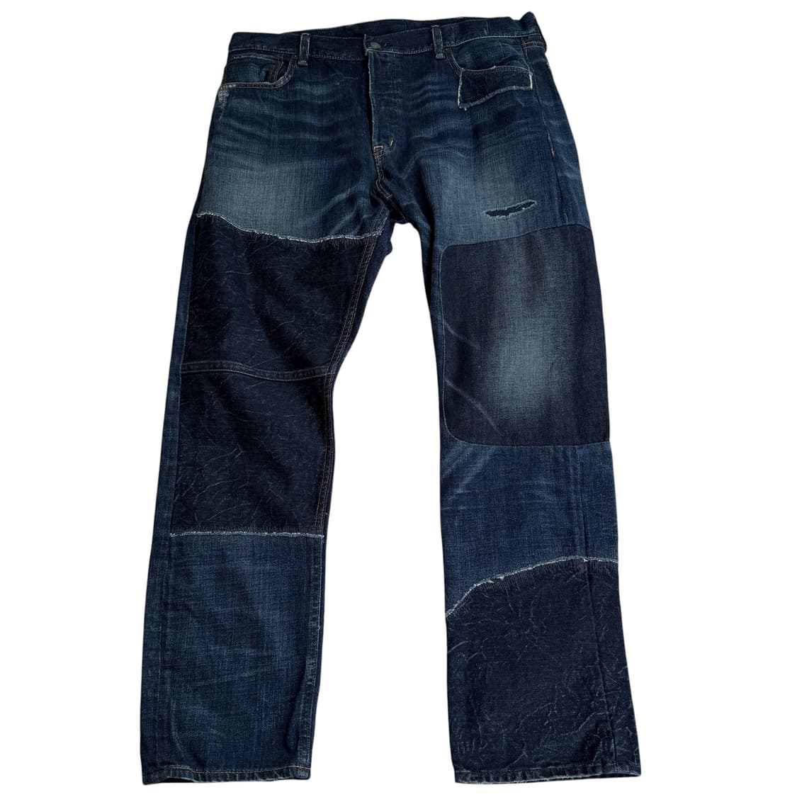 폴로 패치워크 데님 팬츠 상품이미지1