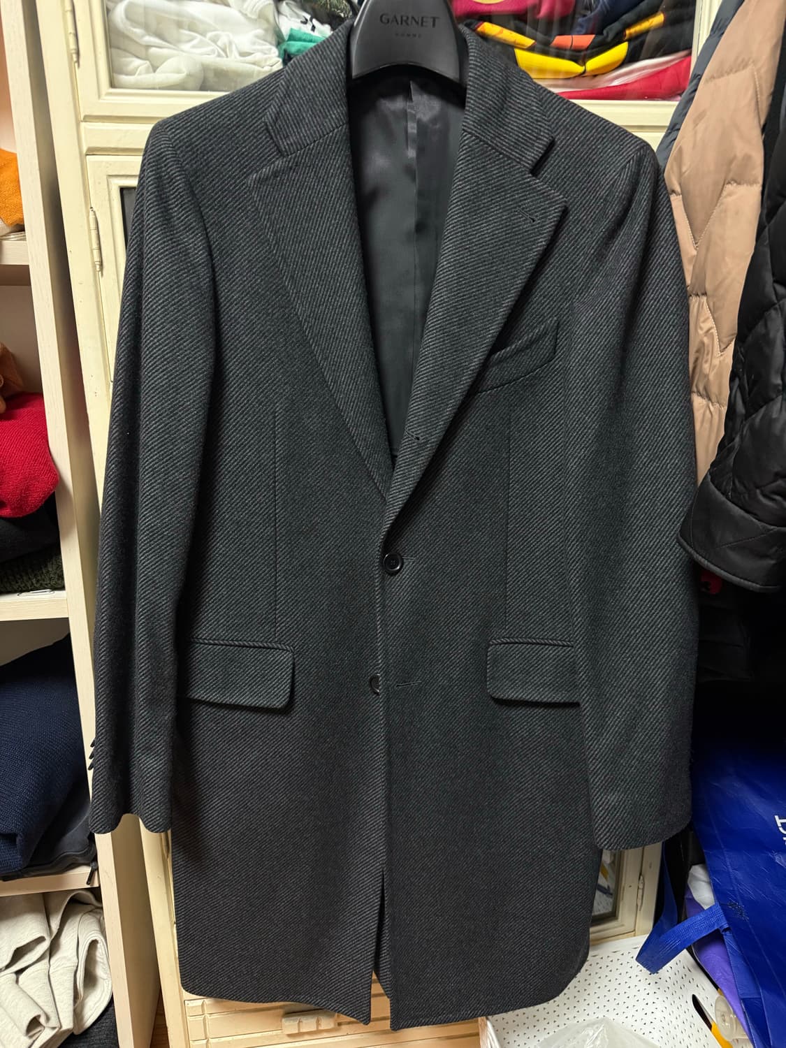 맨온더분 그레이 싱글코트 48사이즈(100) 상품이미지1