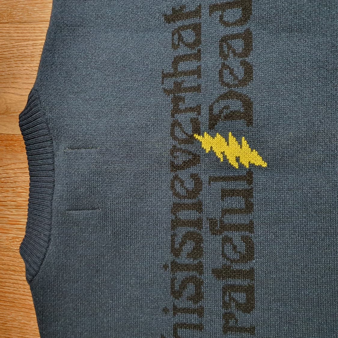 디스이즈네버댓 x 그레이트풀 데드 니트 스웨터 네이비 상품이미지6