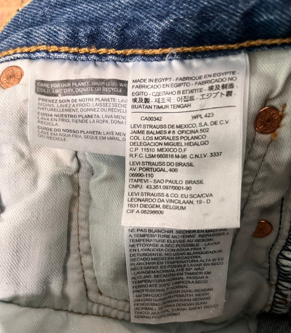 리바이스 501 데님팬츠 W30 L30 상품이미지4