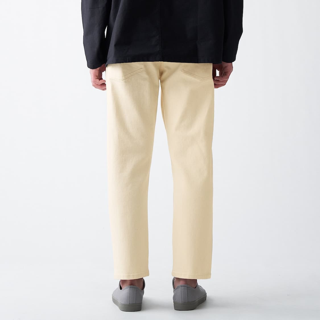 [32~33] 무인양품 LABO 테이퍼드진 에크루 데님 청바지 상품이미지3