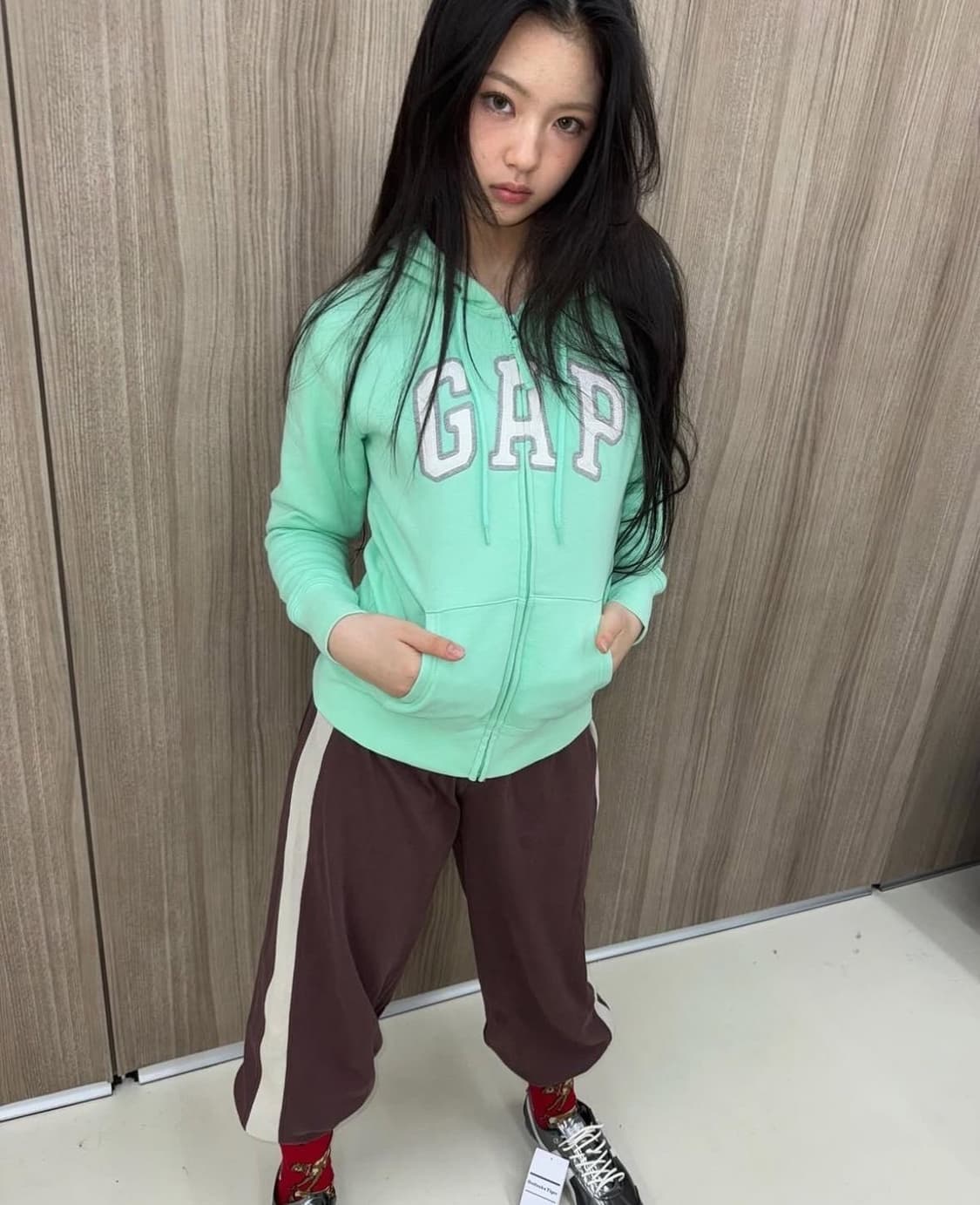 갭 gap 민트 후드집업 구해요 상품이미지2