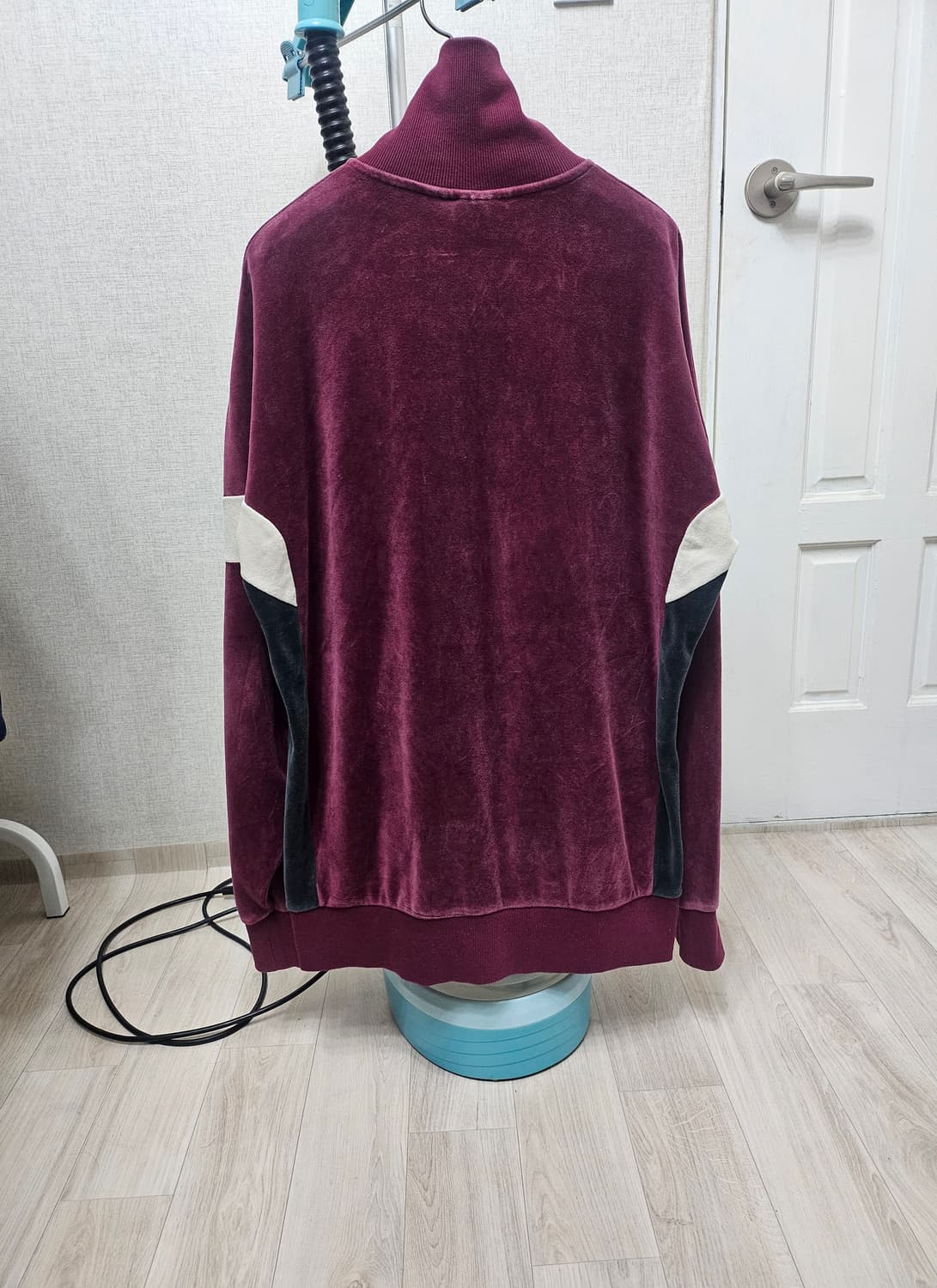 (105~110)XL☆우주매물☆아디다스 챌린저 벨루어[버건디] 트랙탑져지 상품이미지7