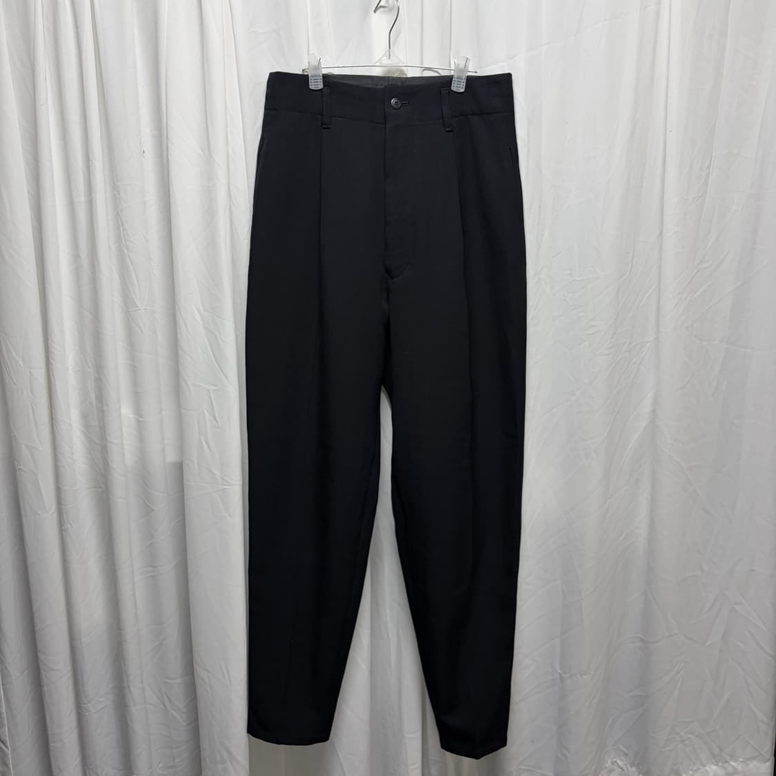 요지야마모토 Workshop 울 턱 팬츠 상품이미지1